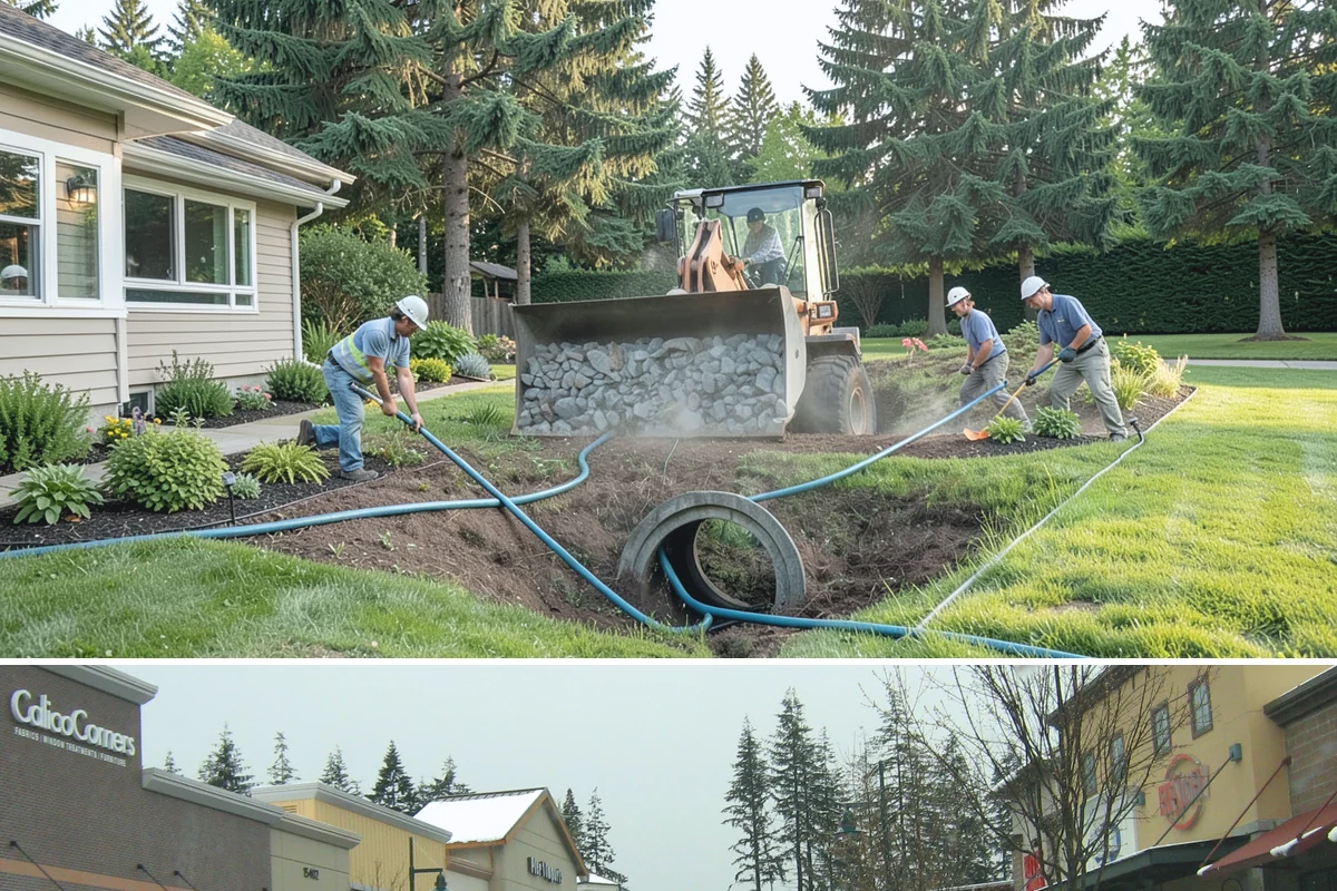 Annual Property Maintenance in Mill Creek, Snohomish County, WA - Runs year-round with task intensity shifting by season: growth-season mowing, fall and spring cleanups, dormant-season pruning.