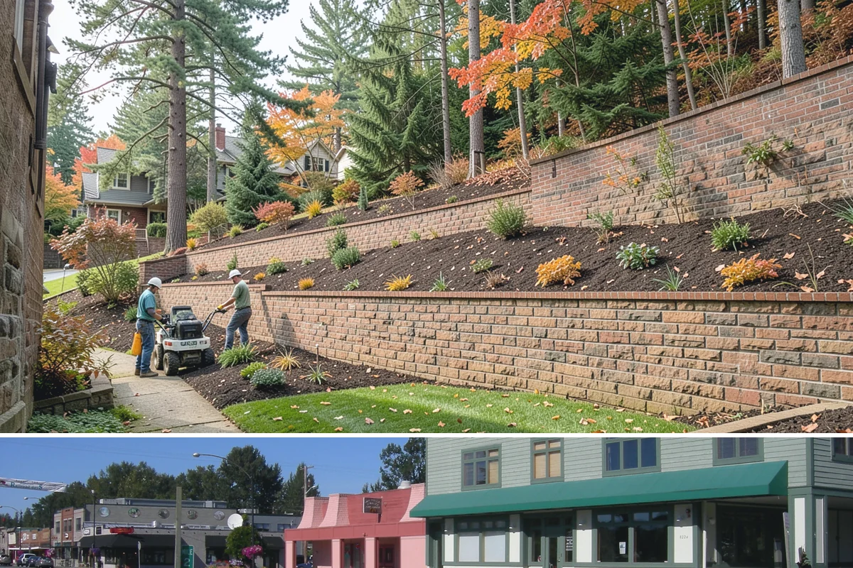 Annual Property Maintenance in Snoqualmie, King County, WA - Runs year-round with task intensity shifting by season: growth-season mowing, fall and spring cleanups, dormant-season pruning.