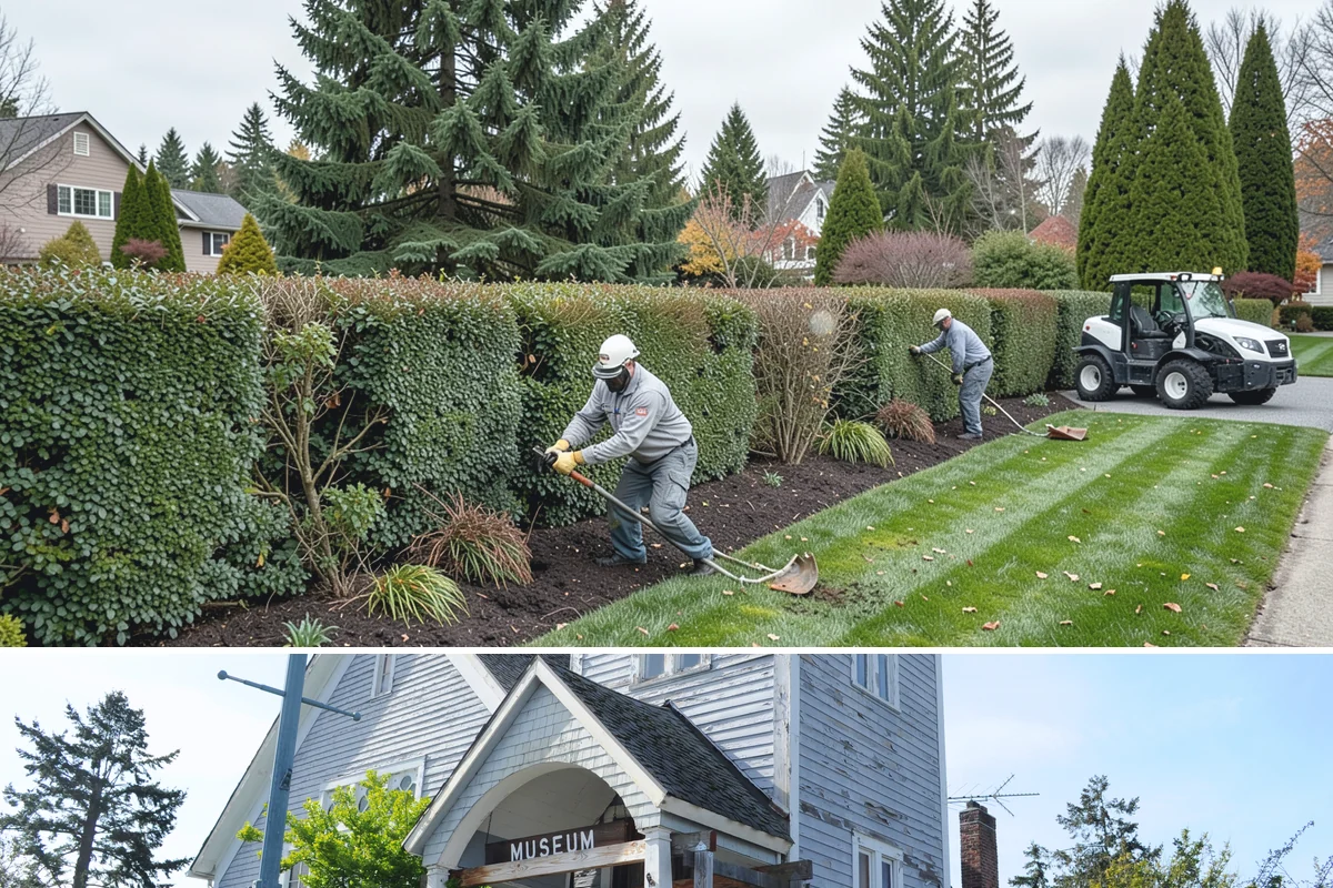Annual Property Maintenance in Steilacoom, Pierce County, WA - Runs year-round with task intensity shifting by season: growth-season mowing, fall and spring cleanups, dormant-season pruning.