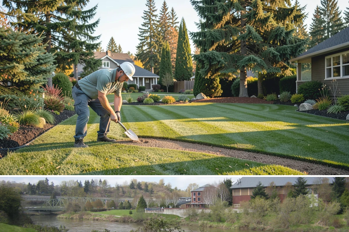 Annual Property Maintenance in Tukwila, King County, WA - Runs year-round with task intensity shifting by season: growth-season mowing, fall and spring cleanups, dormant-season pruning.