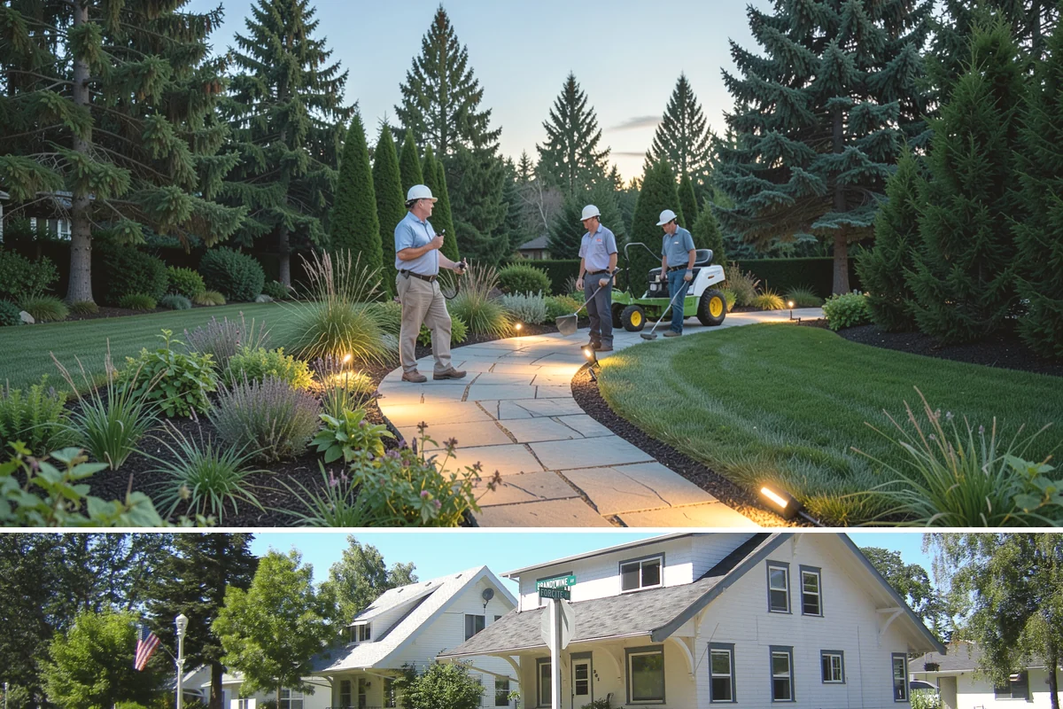 Apartment Landscape Maintenance in DuPont, Pierce County, WA - Provided year-round on a monthly contract, with frequent growing-season visits and winter service centered on leaf removal, moss...