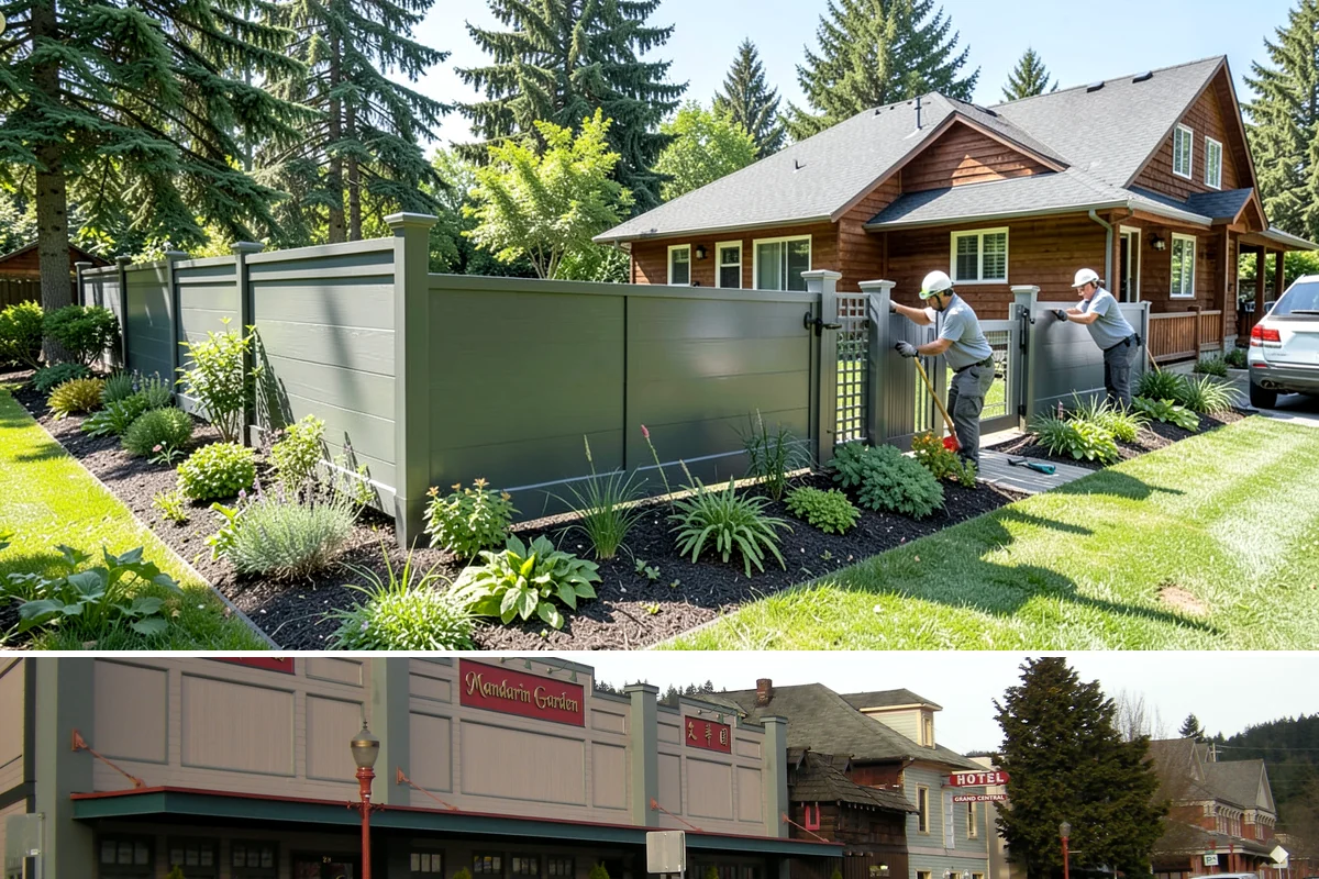 Apartment Landscape Maintenance in Issaquah, King County, WA - Provided year-round on a monthly contract, with frequent growing-season visits and winter service centered on leaf removal, moss...
