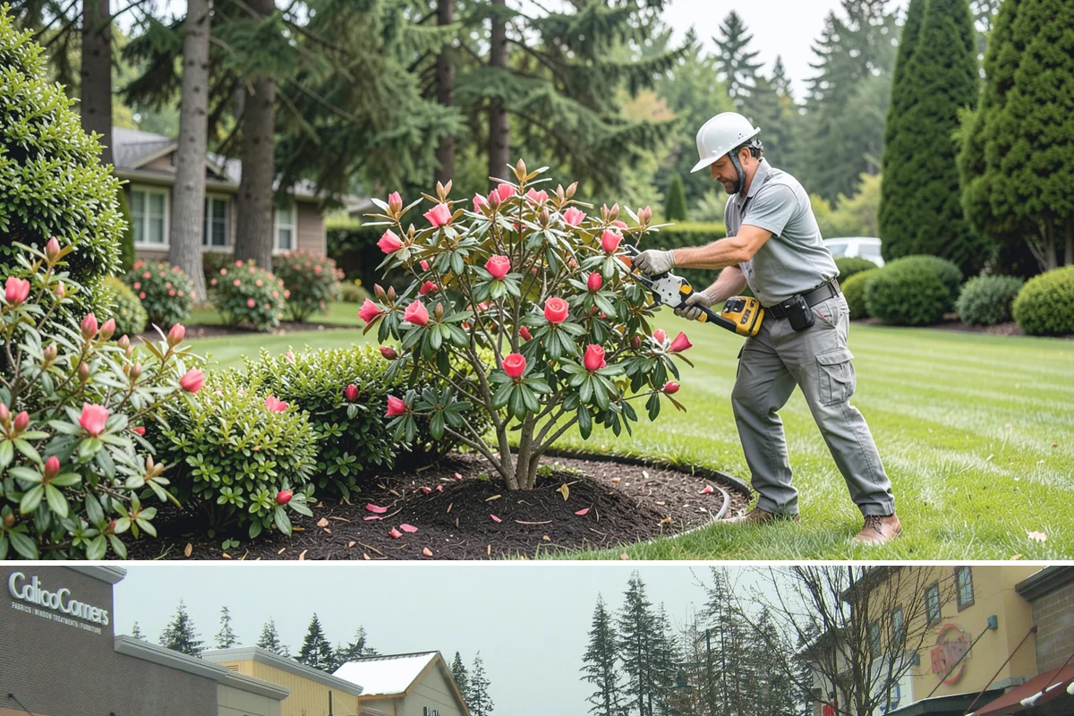 Apartment Landscape Maintenance in Mill Creek, Snohomish County, WA - Provided year-round on a monthly contract, with frequent growing-season visits and winter service centered on leaf removal, moss...