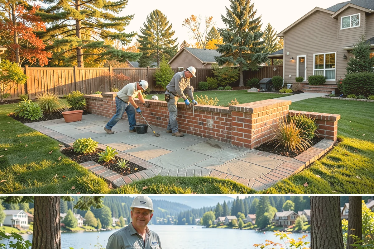 Apartment Landscape Maintenance in Milton, King County, WA - Provided year-round on a monthly contract, with frequent growing-season visits and winter service centered on leaf removal, moss...