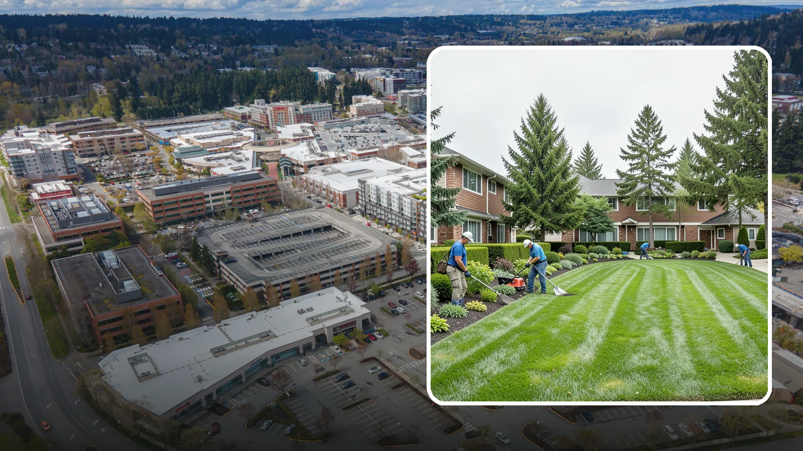 Apartment Landscape Maintenance in Redmond, King County, WA - Dependable grounds care that keeps multifamily communities attractive, leasable, and easy for on-site managers to oversee.