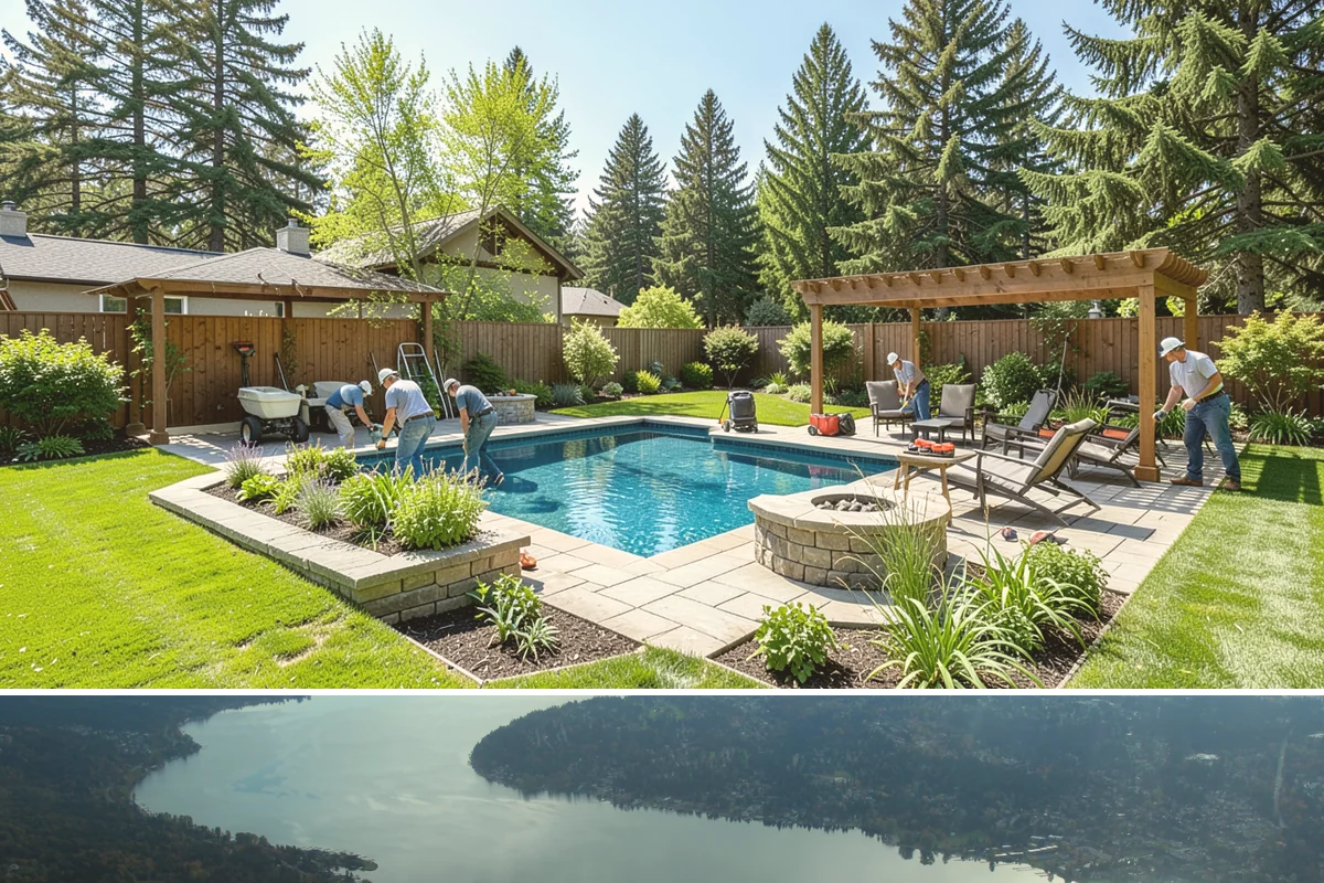 Apartment Landscape Maintenance in Sammamish, King County, WA - Provided year-round on a monthly contract, with frequent growing-season visits and winter service centered on leaf removal, moss...