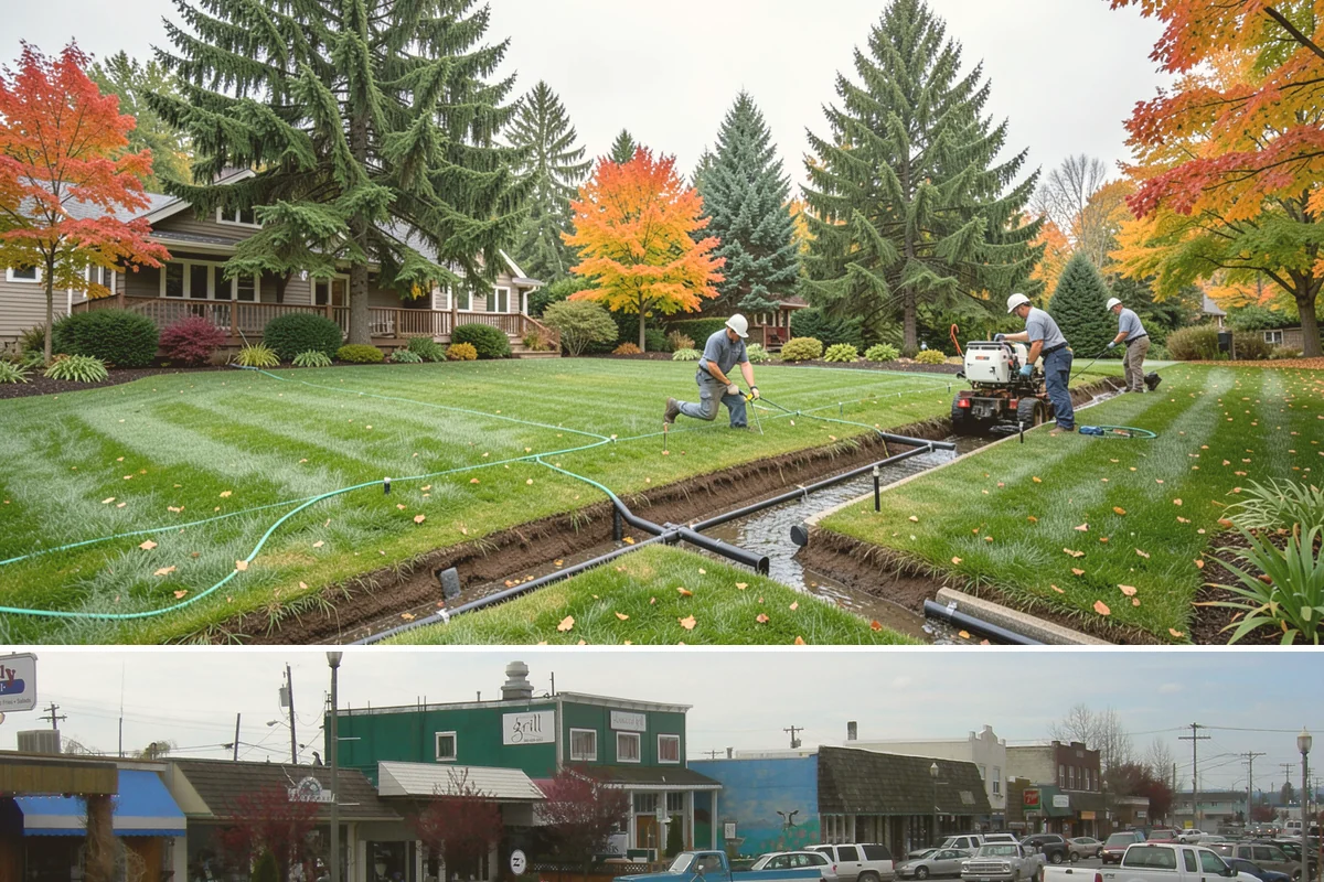 Apartment Landscape Maintenance in Stanwood, Snohomish County, WA - Provided year-round on a monthly contract, with frequent growing-season visits and winter service centered on leaf removal, moss...