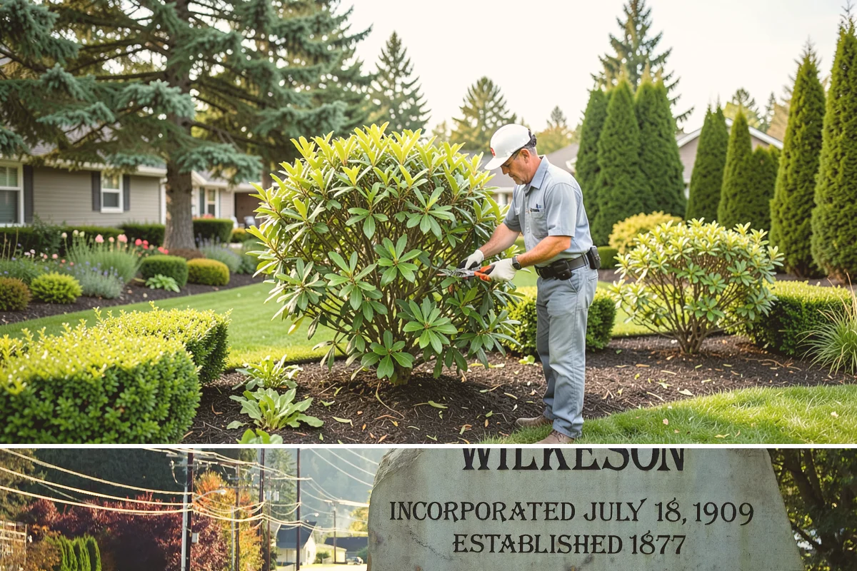 Apartment Landscape Maintenance in Wilkeson, Pierce County, WA - Provided year-round on a monthly contract, with frequent growing-season visits and winter service centered on leaf removal, moss...