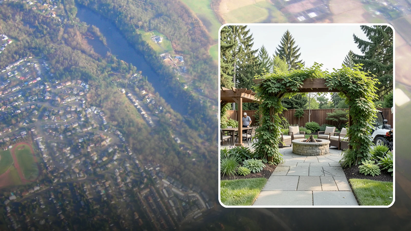 Arbor Installation in Algona, King County, WA - Garden arbors that frame entries and pathways with charm and support for climbing plants.