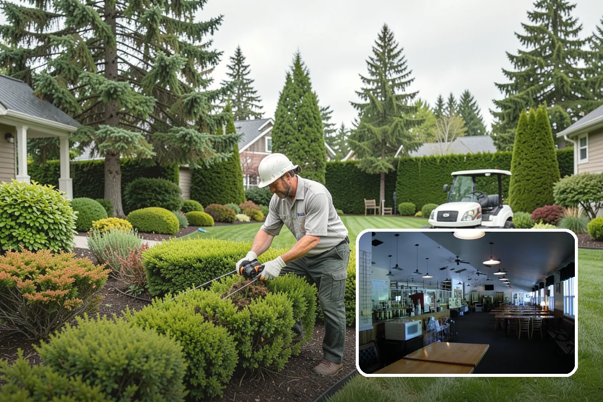Arbor Installation in Black Diamond, King County, WA - Frames entries and pathways