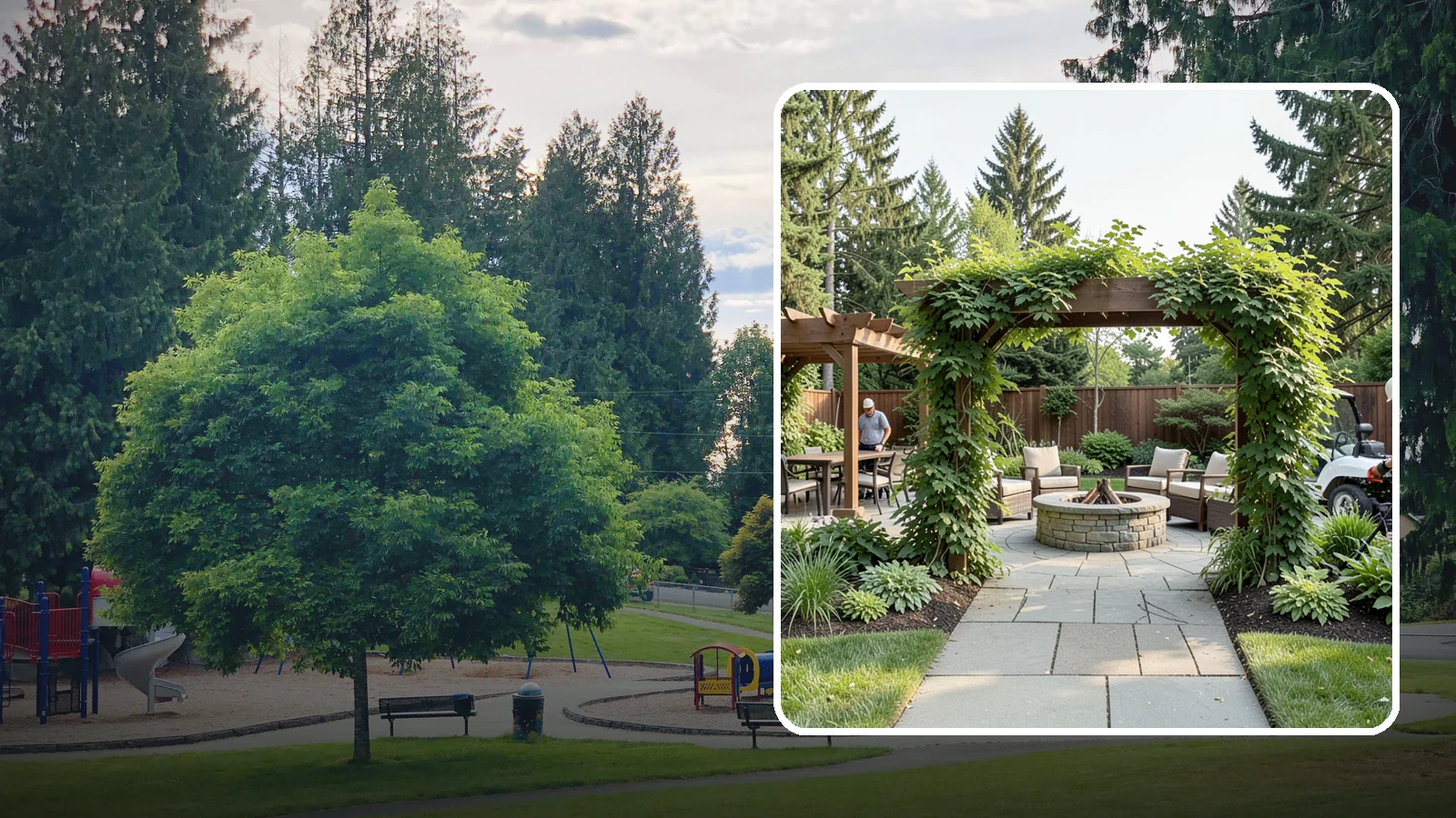 Arbor Installation in Bonney Lake, Pierce County, WA - Garden arbors that frame entries and pathways with charm and support for climbing plants.