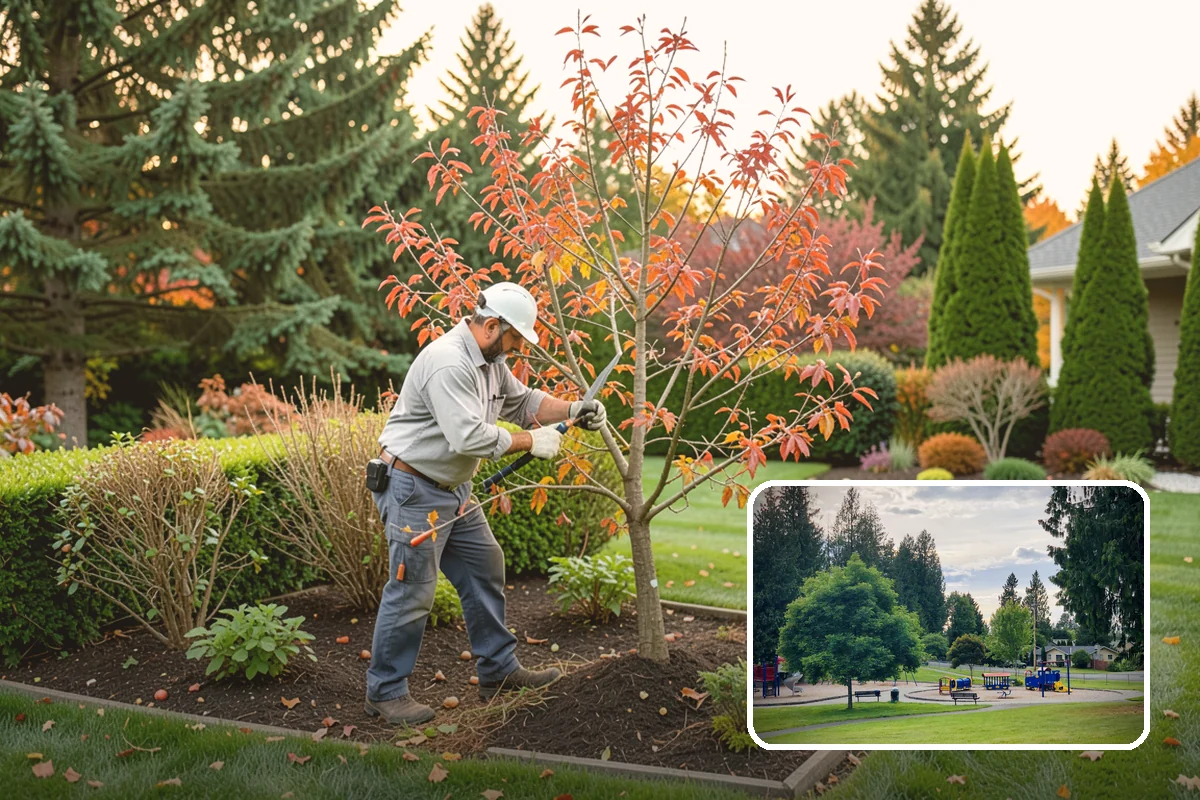 Arbor Installation in Bonney Lake, Pierce County, WA - Frames entries and pathways