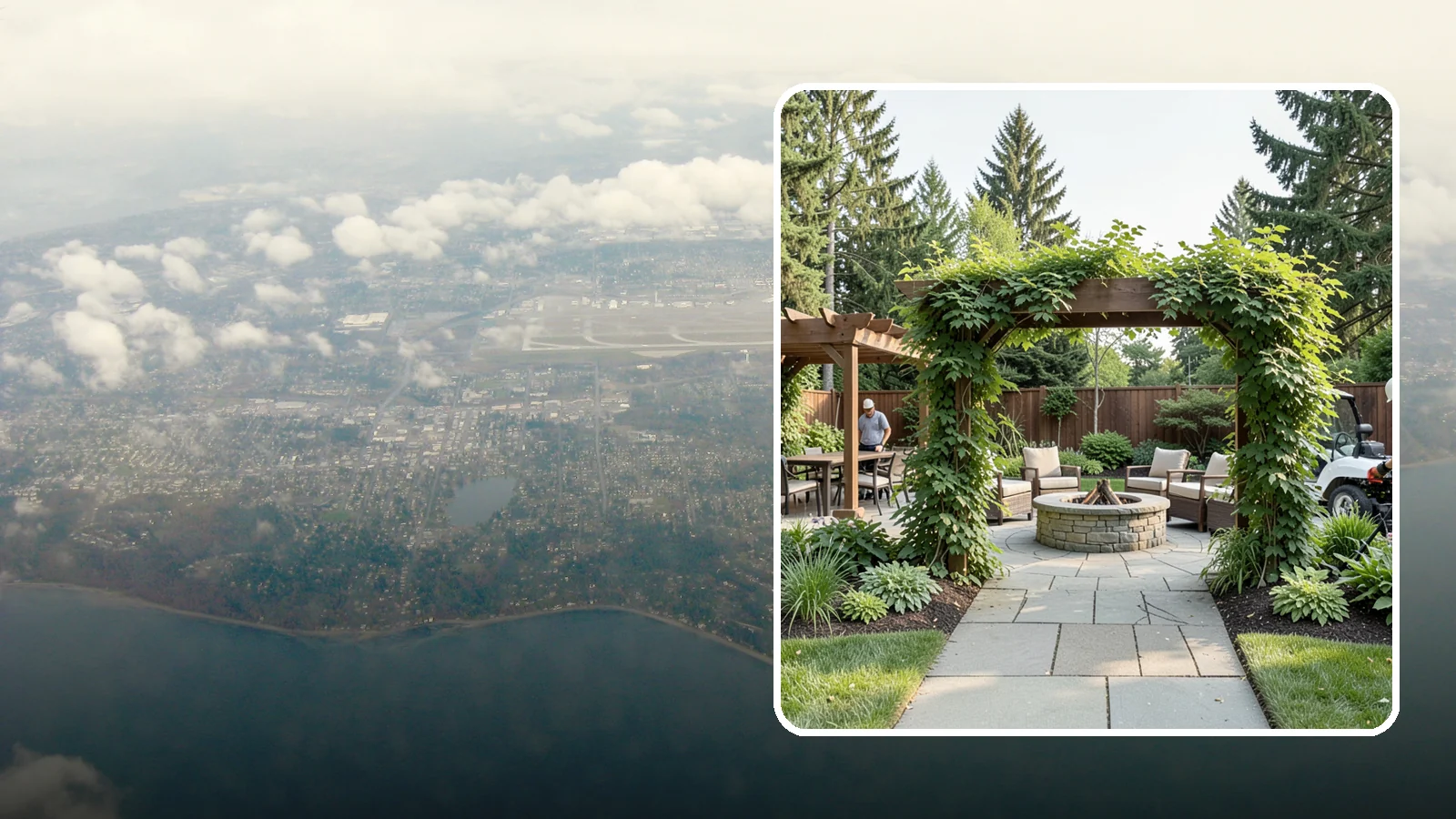 Arbor Installation in Burien, King County, WA - Garden arbors that frame entries and pathways with charm and support for climbing plants.
