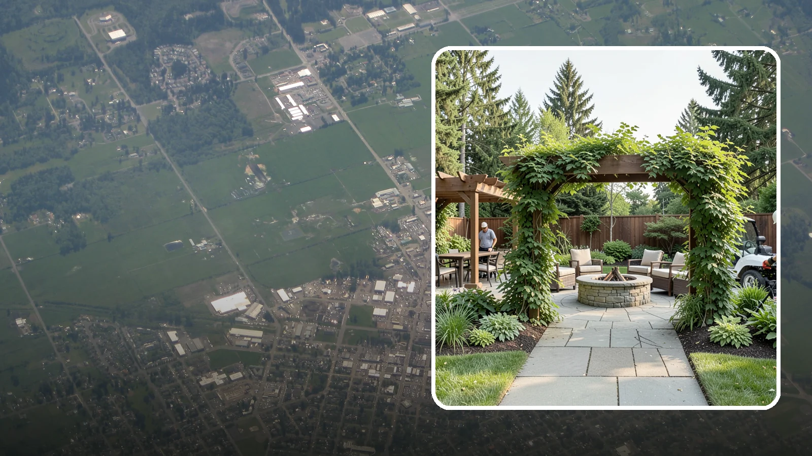 Arbor Installation in Enumclaw, King County, WA - Garden arbors that frame entries and pathways with charm and support for climbing plants.