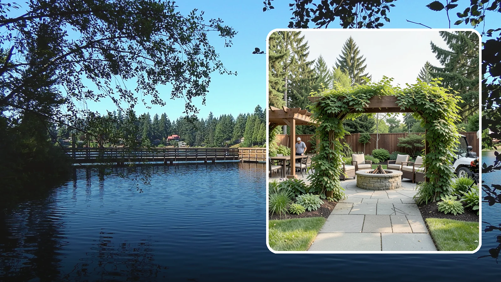 Arbor Installation in Federal Way, King County, WA - Garden arbors that frame entries and pathways with charm and support for climbing plants.