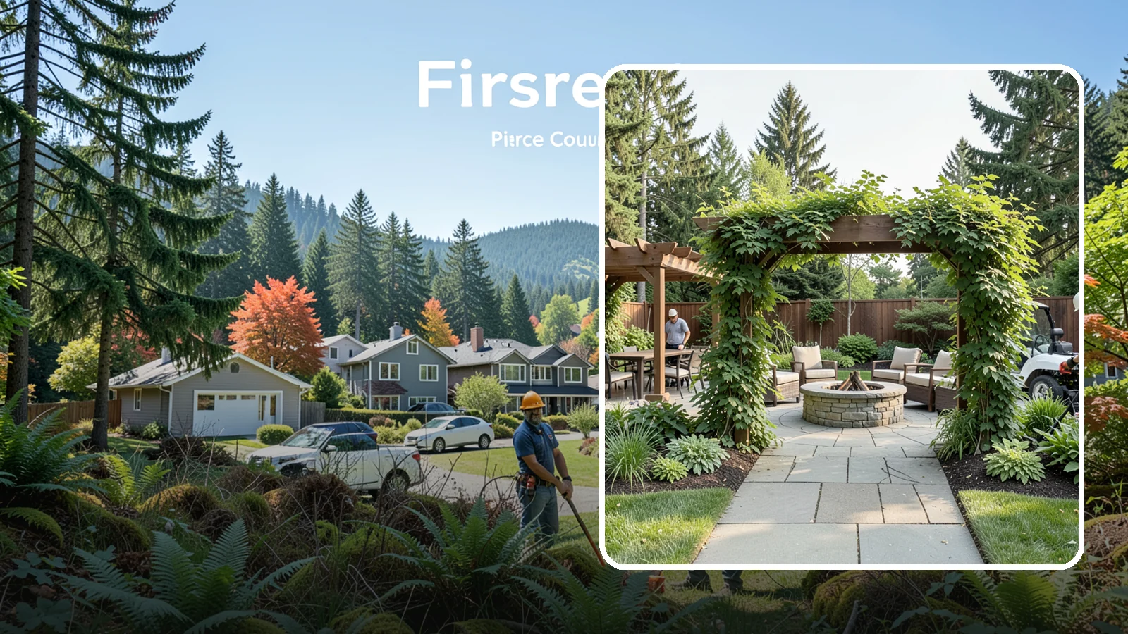 Arbor Installation in Fircrest, Pierce County, WA - Garden arbors that frame entries and pathways with charm and support for climbing plants.