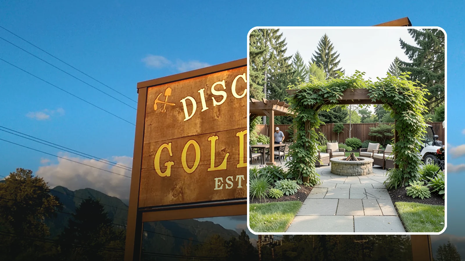 Arbor Installation in Gold Bar, Snohomish County, WA - Garden arbors that frame entries and pathways with charm and support for climbing plants.