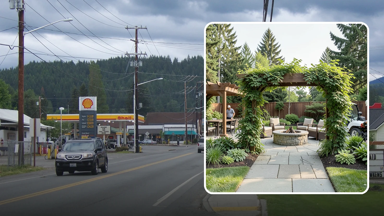 Arbor Installation in Granite Falls, Snohomish County, WA - Garden arbors that frame entries and pathways with charm and support for climbing plants.
