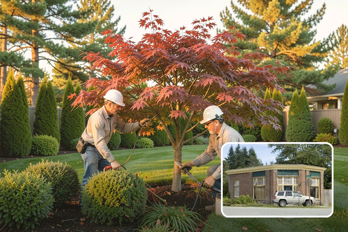 Arbor Installation in Hamilton, Skagit County, WA - Frames entries and pathways