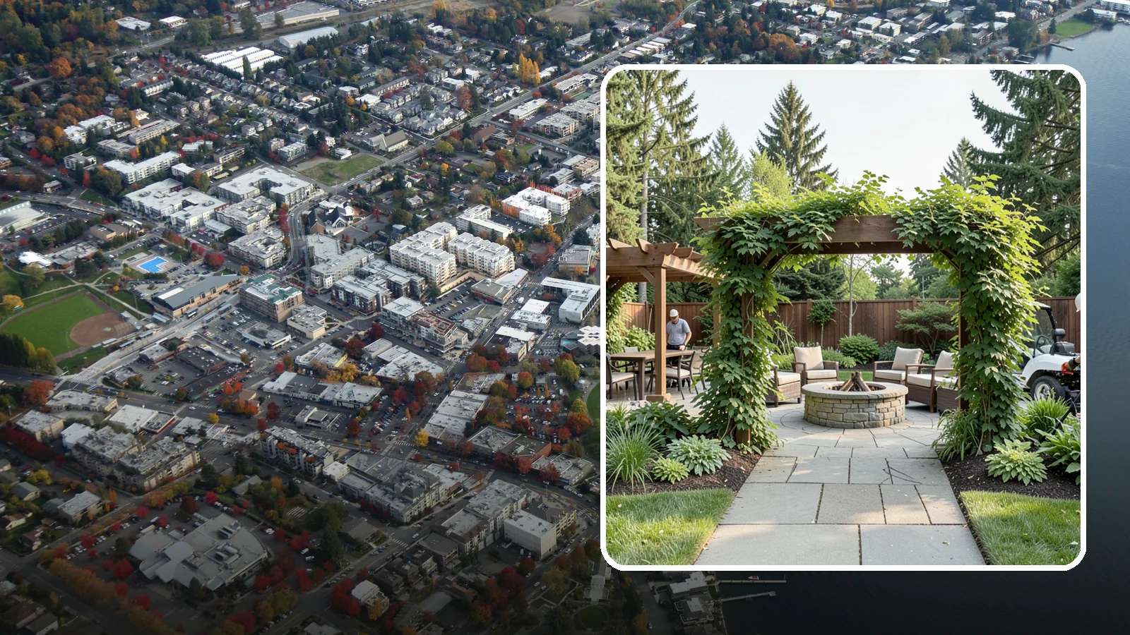 Arbor Installation in Kirkland, King County, WA - Garden arbors that frame entries and pathways with charm and support for climbing plants.