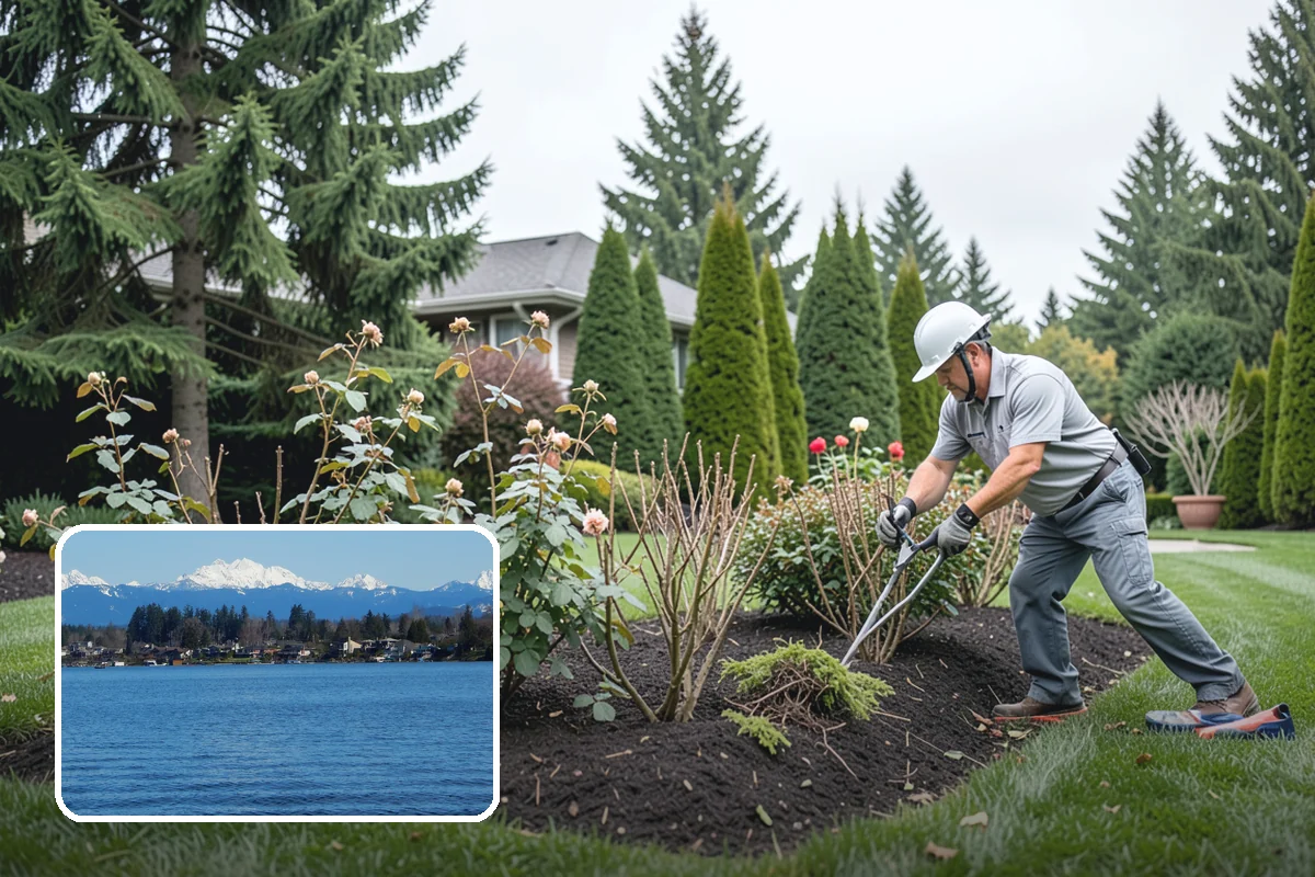 Arbor Installation in Lake Stevens, Snohomish County, WA - Frames entries and pathways