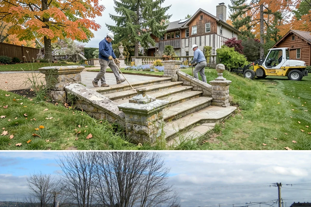 Arbor Installation in Langley, Island County, WA - Best installed spring through fall.
