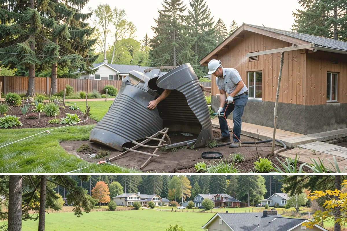 Arbor Installation in Lyman, Skagit County, WA - Best installed spring through fall.
