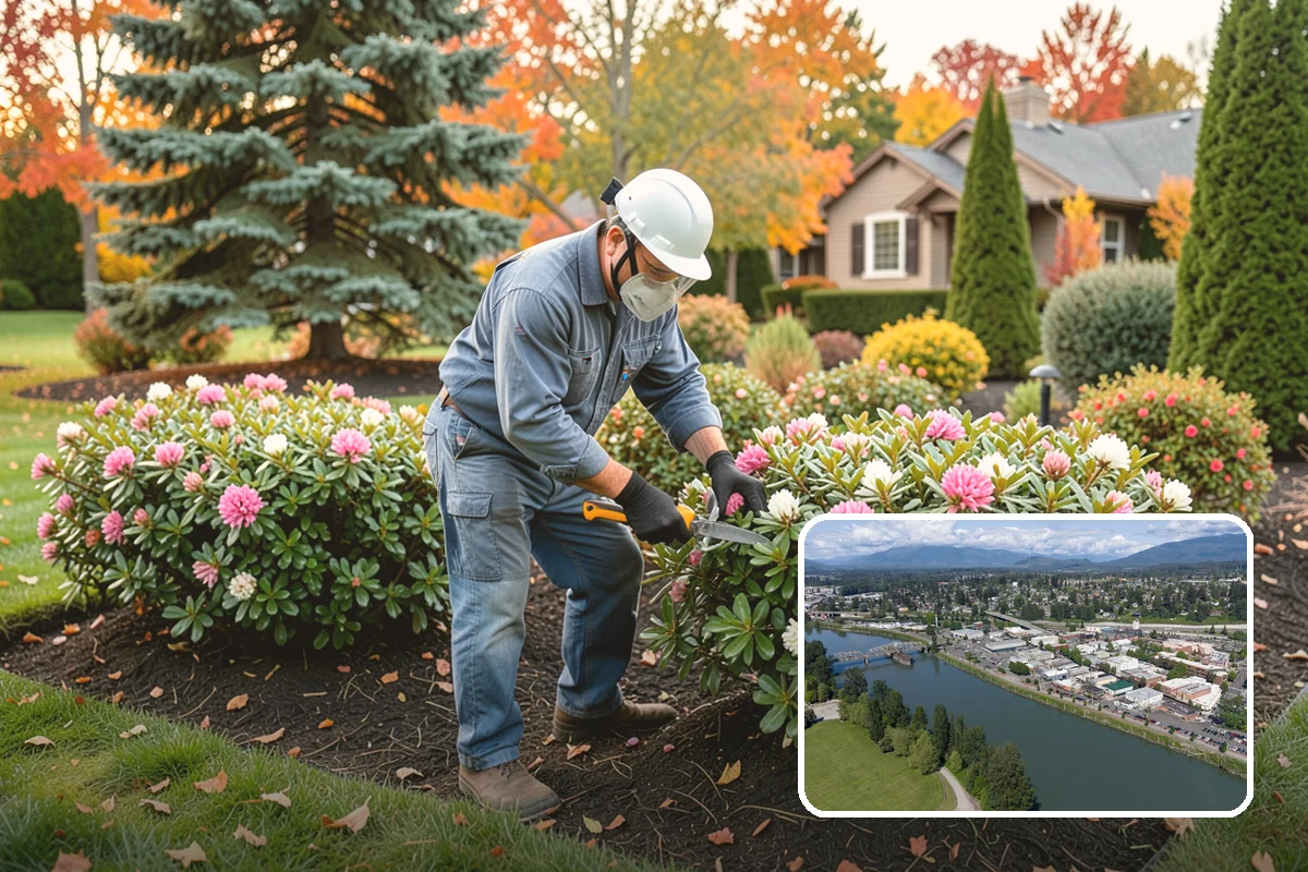 Arbor Installation in Mount Vernon, Skagit County, WA - Frames entries and pathways