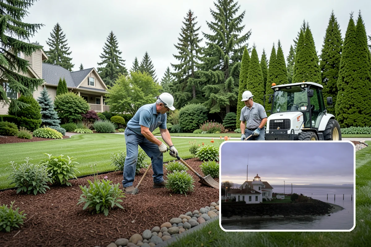 Arbor Installation in Mukilteo, Snohomish County, WA - Frames entries and pathways
