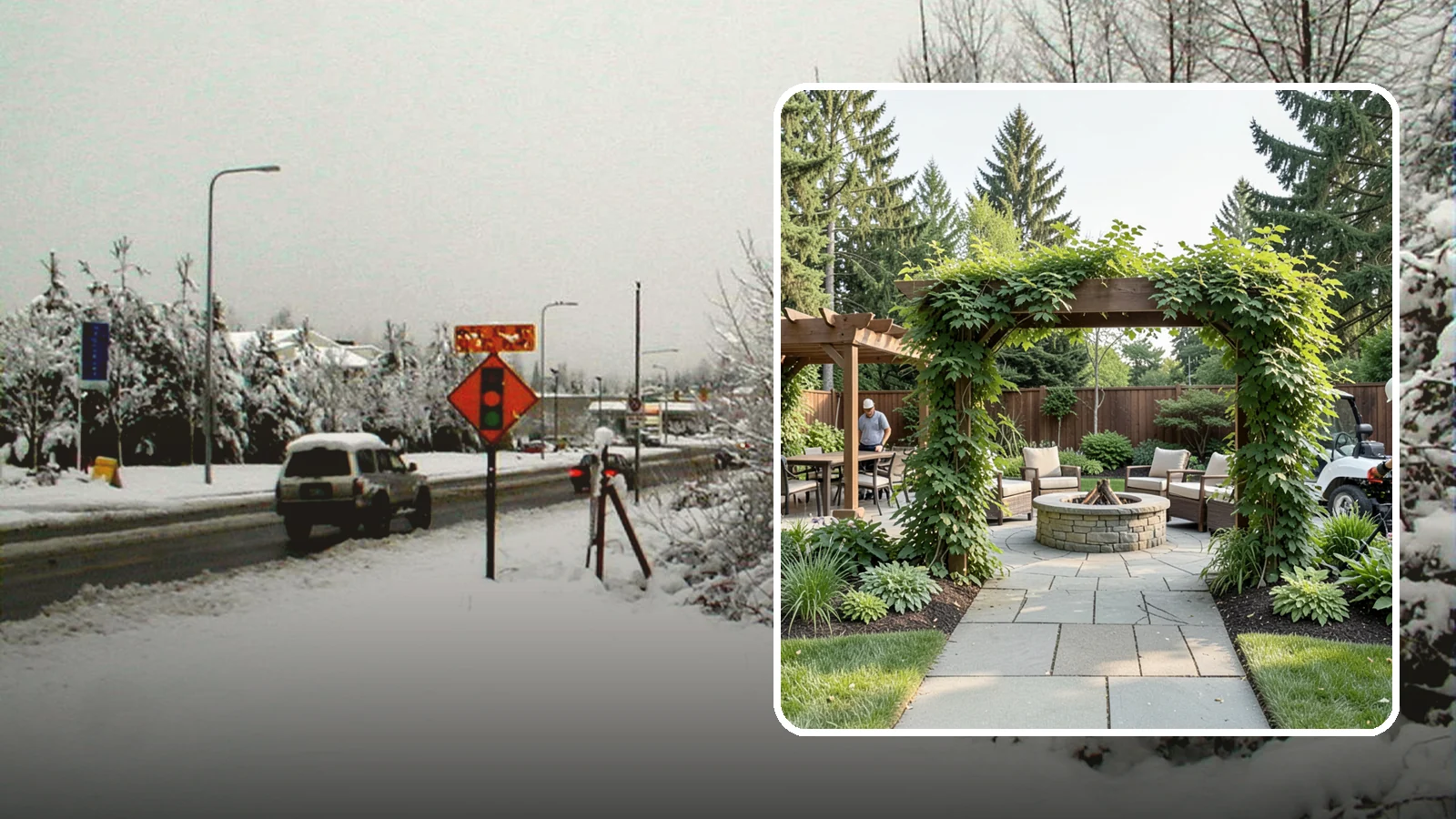 Arbor Installation in Newcastle, King County, WA - Garden arbors that frame entries and pathways with charm and support for climbing plants.