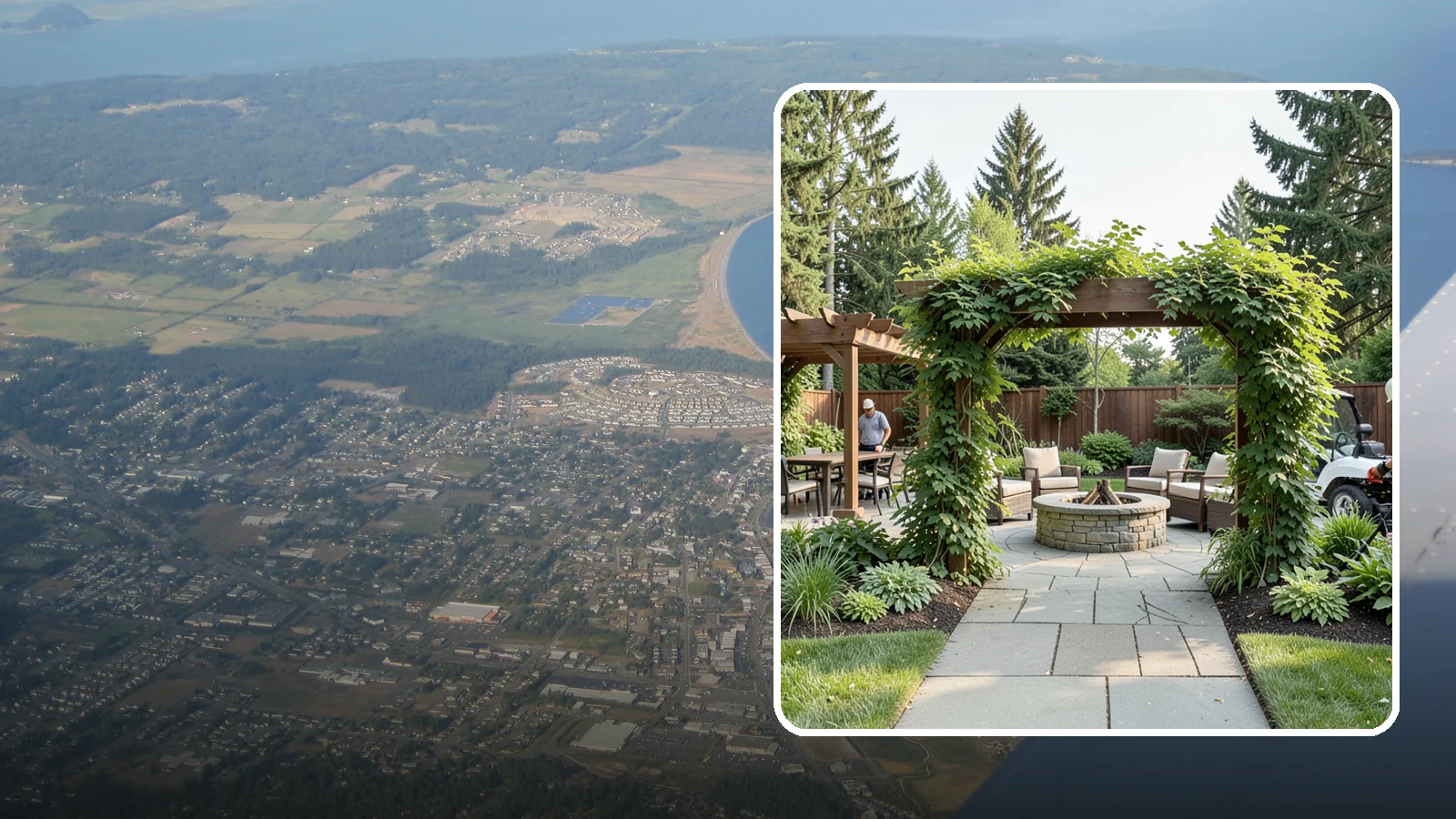 Arbor Installation in Oak Harbor, Island County, WA - Garden arbors that frame entries and pathways with charm and support for climbing plants.