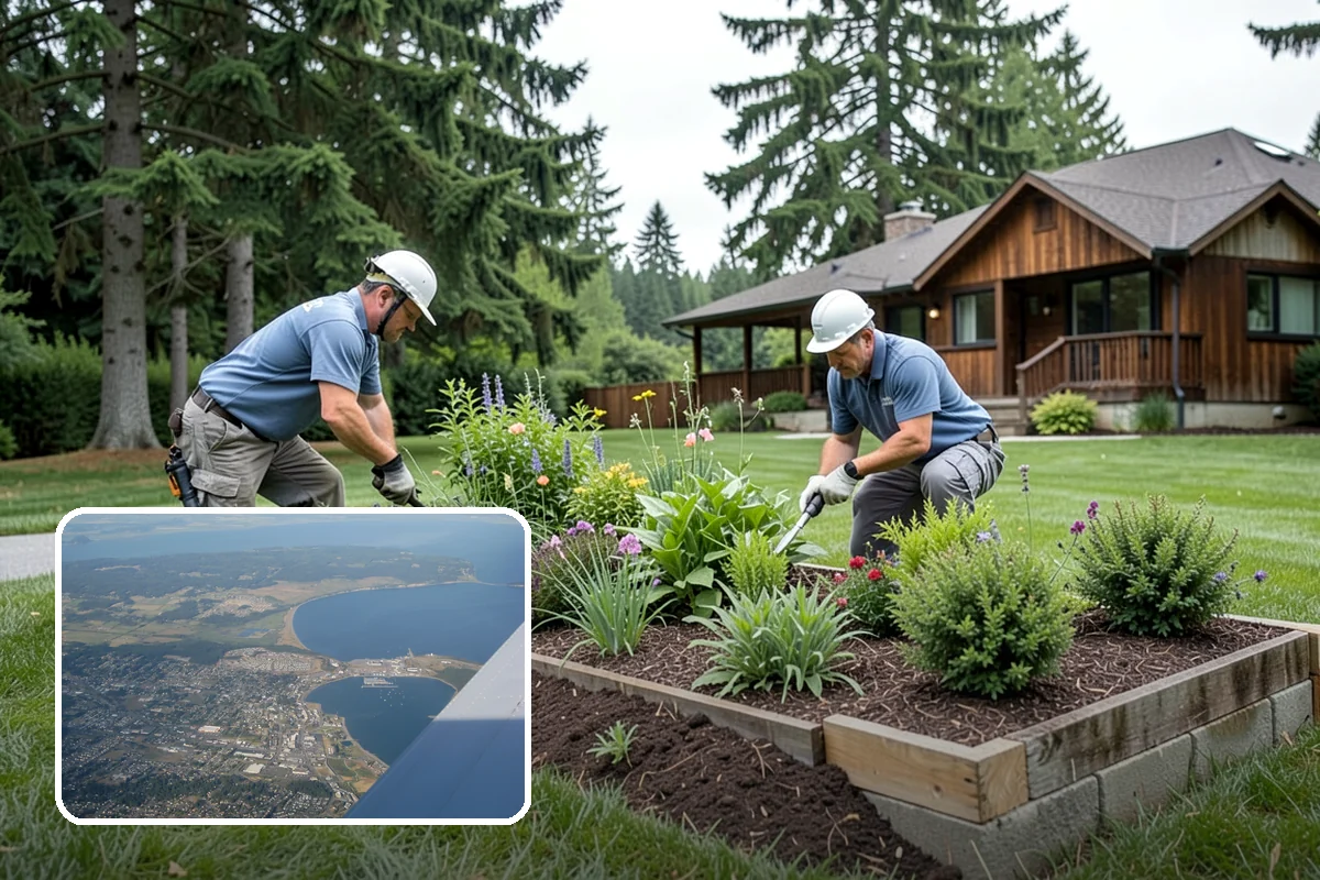 Arbor Installation in Oak Harbor, Island County, WA - Frames entries and pathways