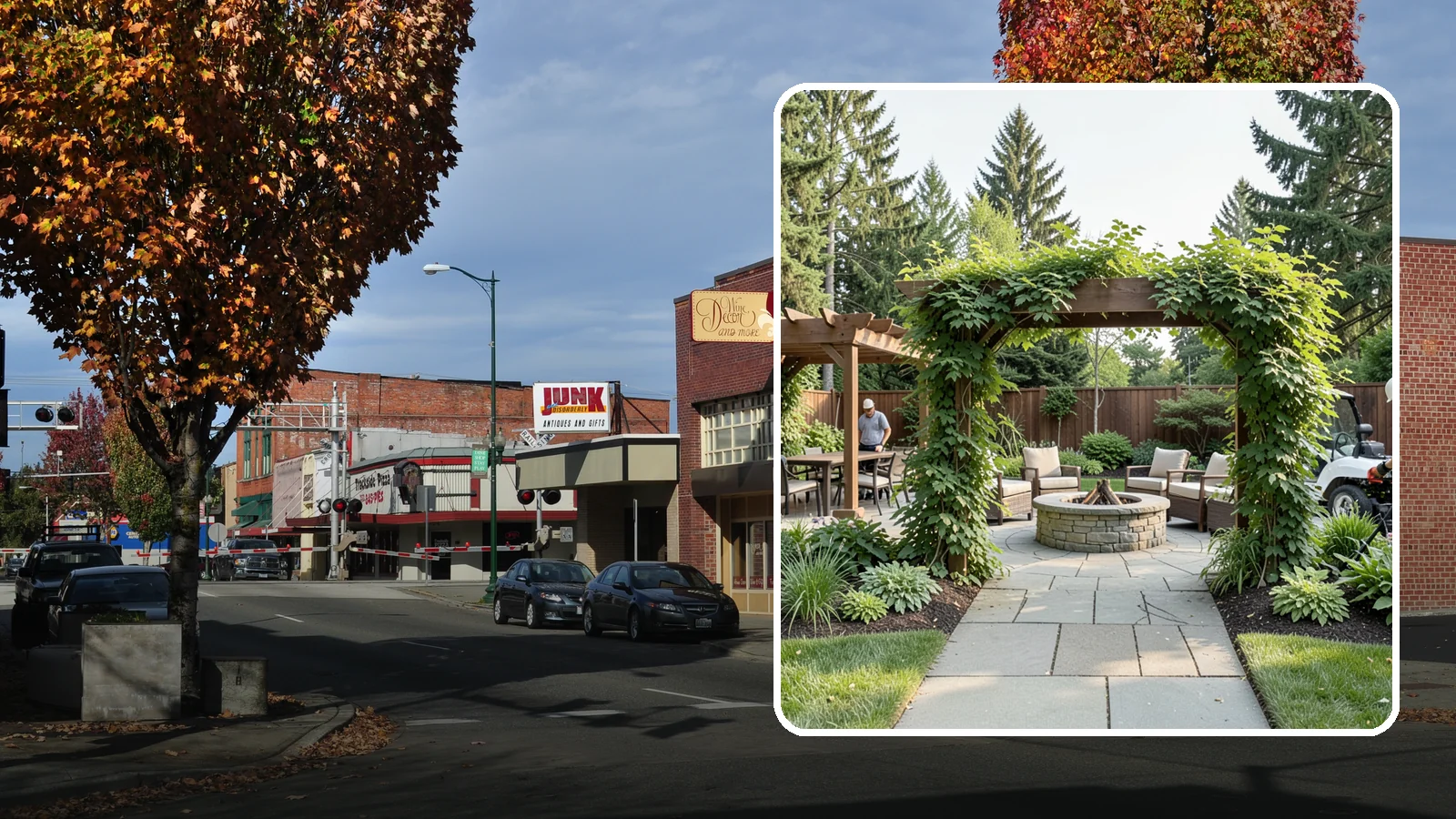 Arbor Installation in Puyallup, Pierce County, WA - Garden arbors that frame entries and pathways with charm and support for climbing plants.