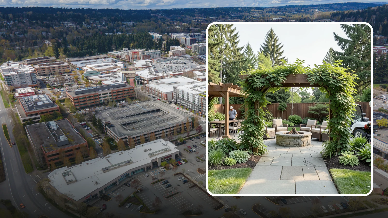 Arbor Installation in Redmond, King County, WA - Garden arbors that frame entries and pathways with charm and support for climbing plants.