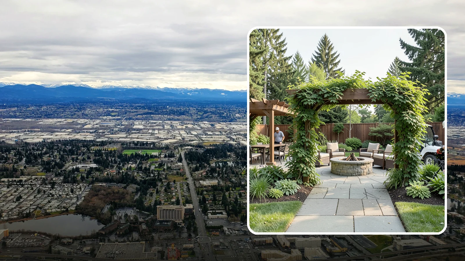 Arbor Installation in SeaTac, King County, WA - Garden arbors that frame entries and pathways with charm and support for climbing plants.