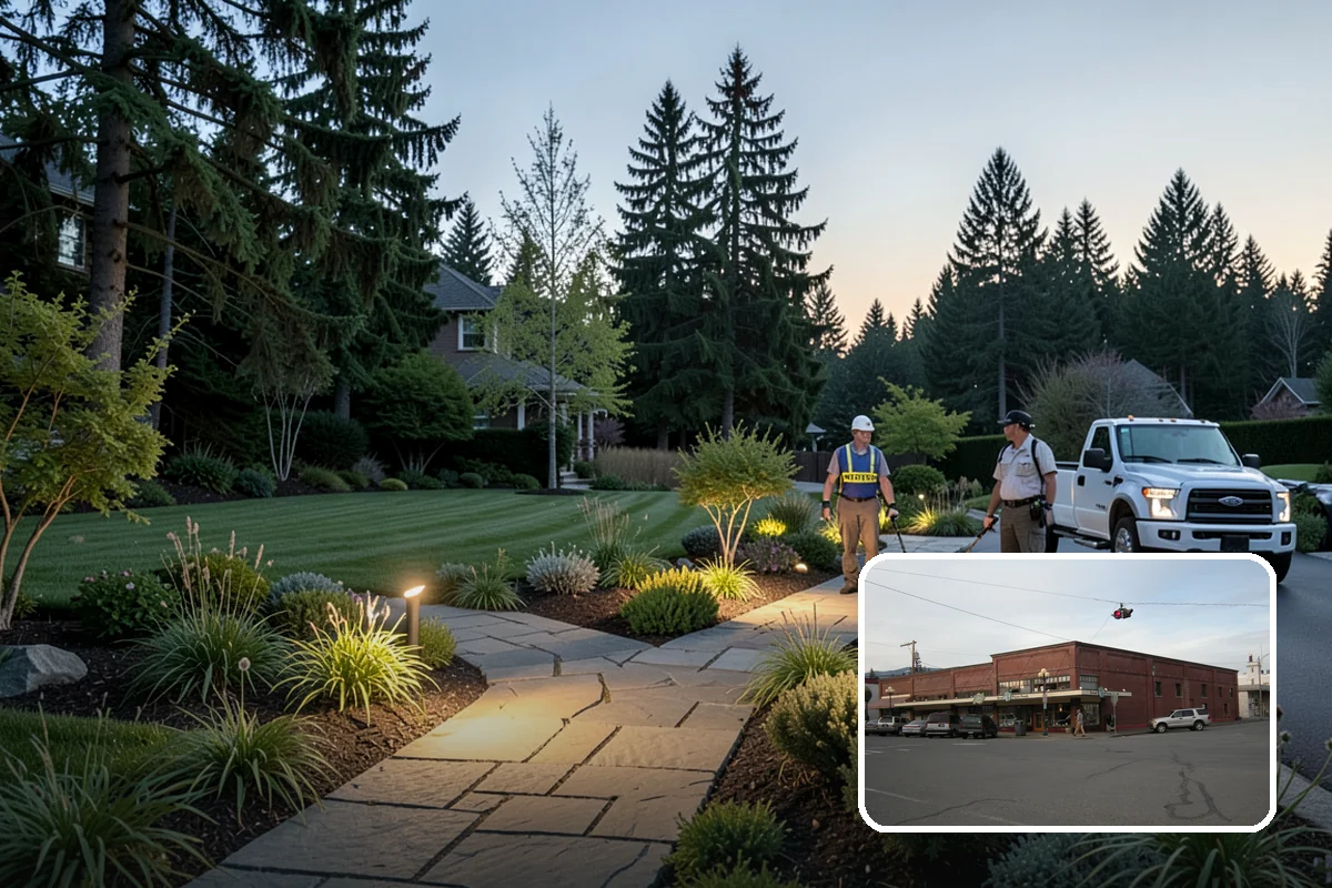 Arbor Installation in Sedro-Woolley, Skagit County, WA - Frames entries and pathways
