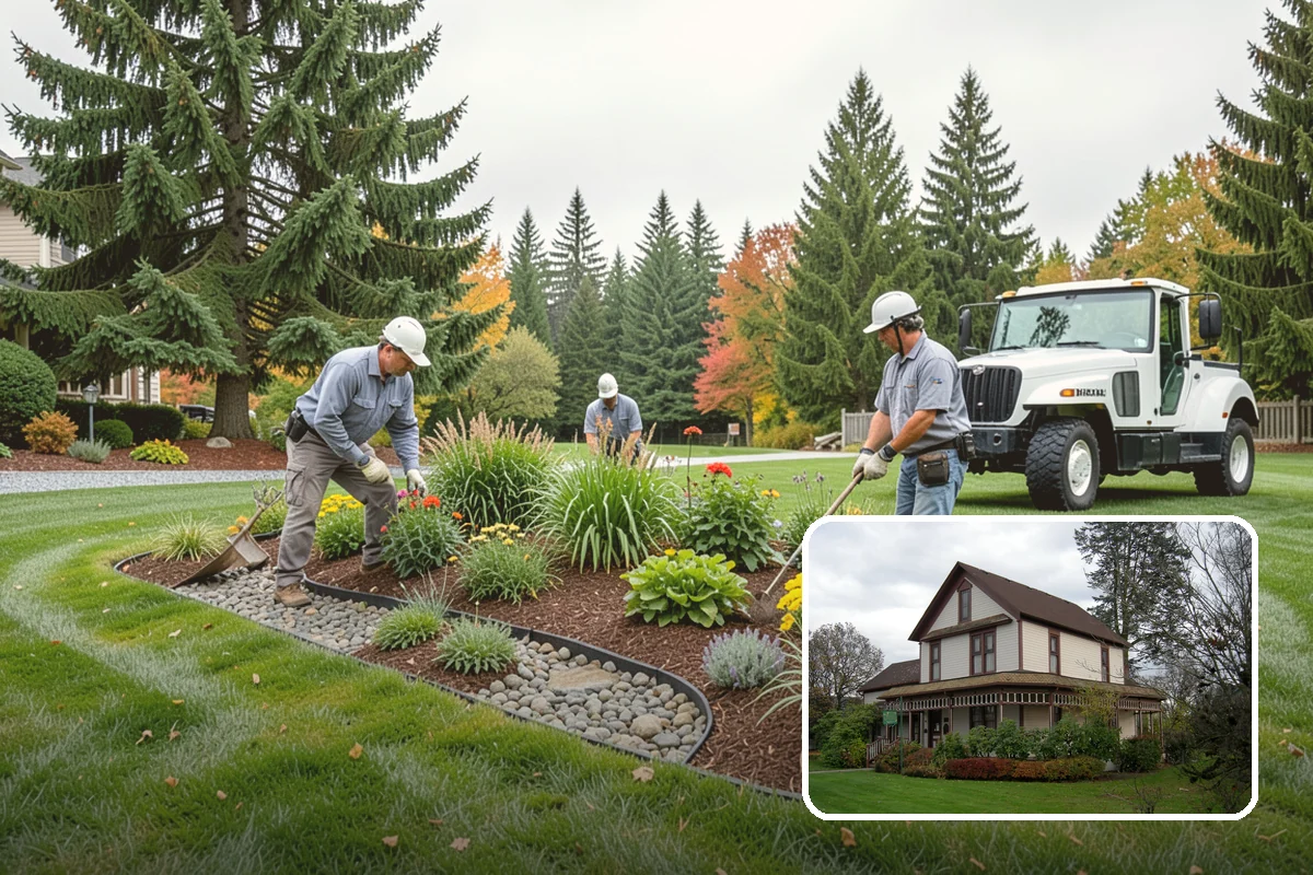 Arbor Installation in Sumner, Pierce County, WA - Frames entries and pathways