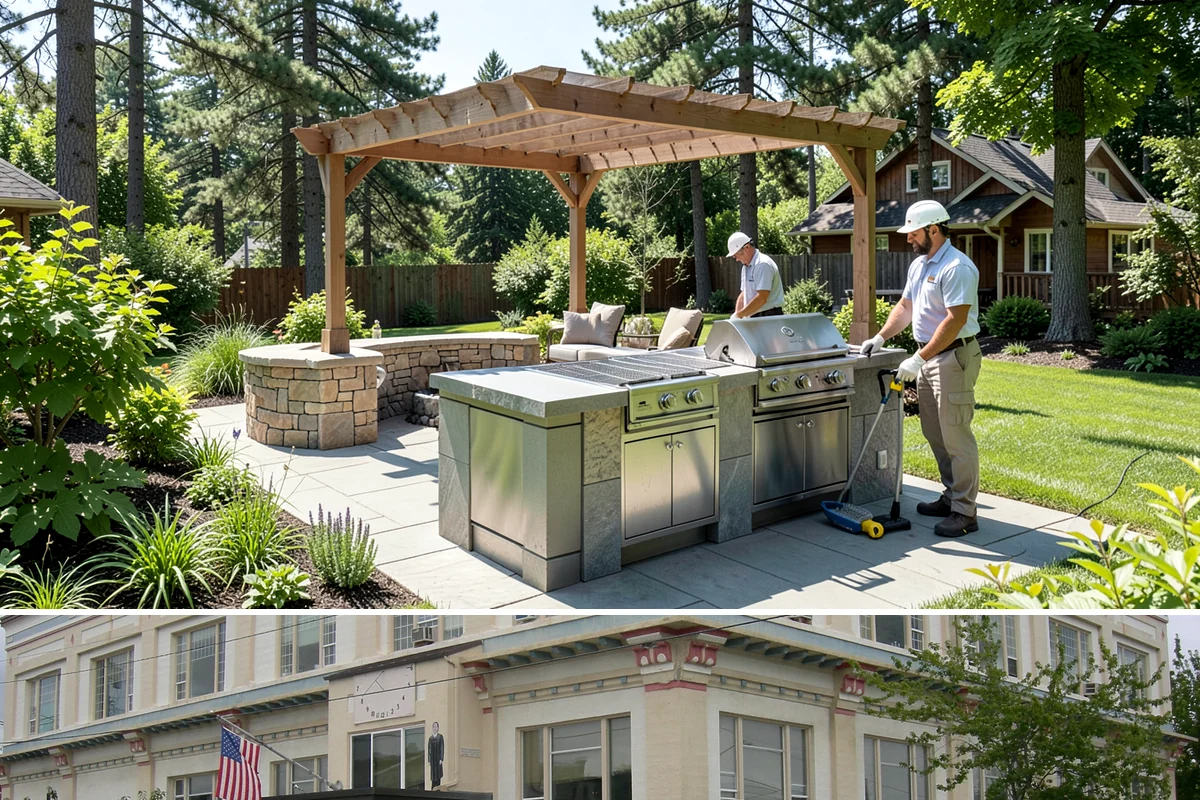 Arborist Wood Chip Installation in Anacortes, Skagit County, WA - Arborist chips can go down any season, but a fall application in the Northwest insulates roots and lets the chips mellow over...