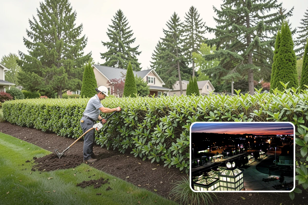 Arborist Wood Chip Installation in Auburn, King County, WA - Builds healthy soil as it decomposes