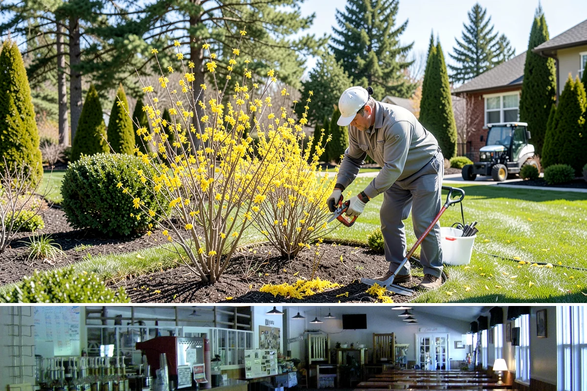 Arborist Wood Chip Installation in Black Diamond, King County, WA - Arborist chips can go down any season, but a fall application in the Northwest insulates roots and lets the chips mellow over...