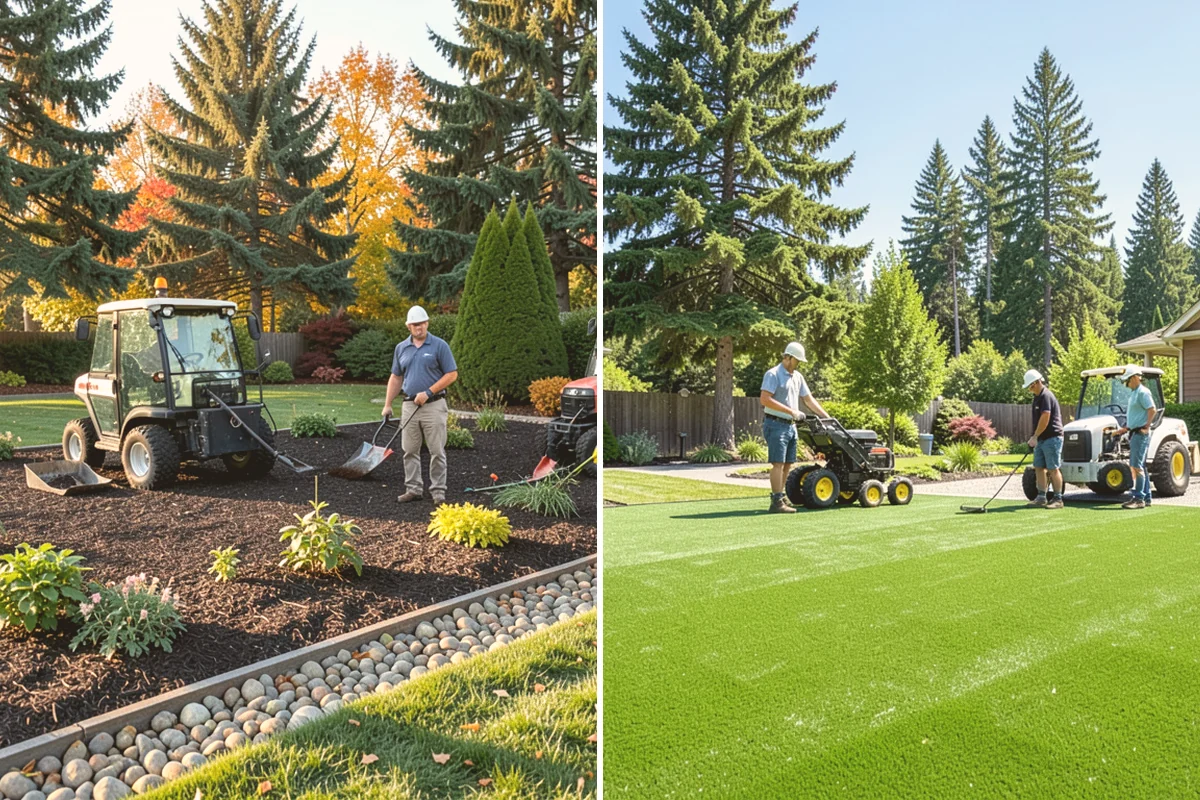 Arborist Wood Chip Installation in Bothell, King County, WA - Determine coverage needs and confirm chips suit the planting area
