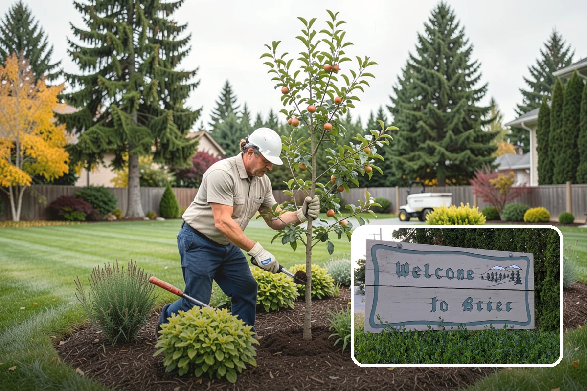 Arborist Wood Chip Installation in Brier, Snohomish County, WA - Builds healthy soil as it decomposes