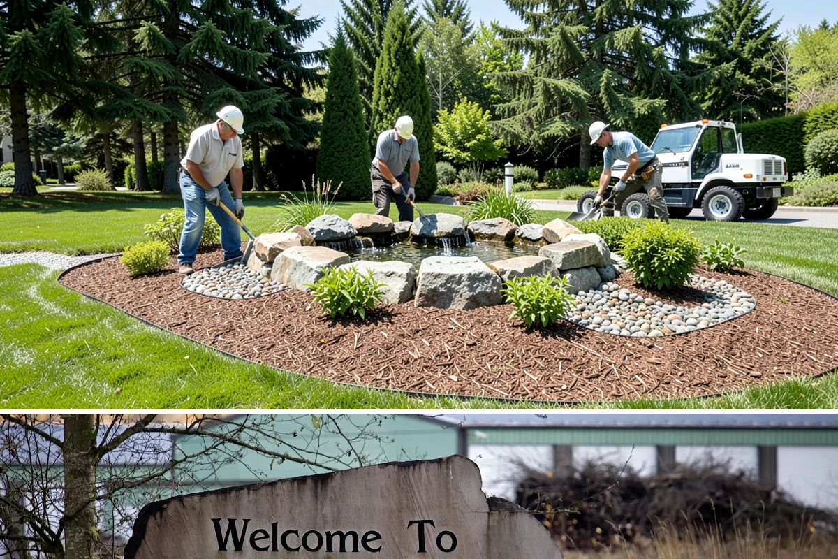 Arborist Wood Chip Installation in Buckley, Pierce County, WA - Arborist chips can go down any season, but a fall application in the Northwest insulates roots and lets the chips mellow over...
