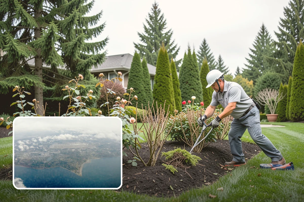 Arborist Wood Chip Installation in Burien, King County, WA - Builds healthy soil as it decomposes