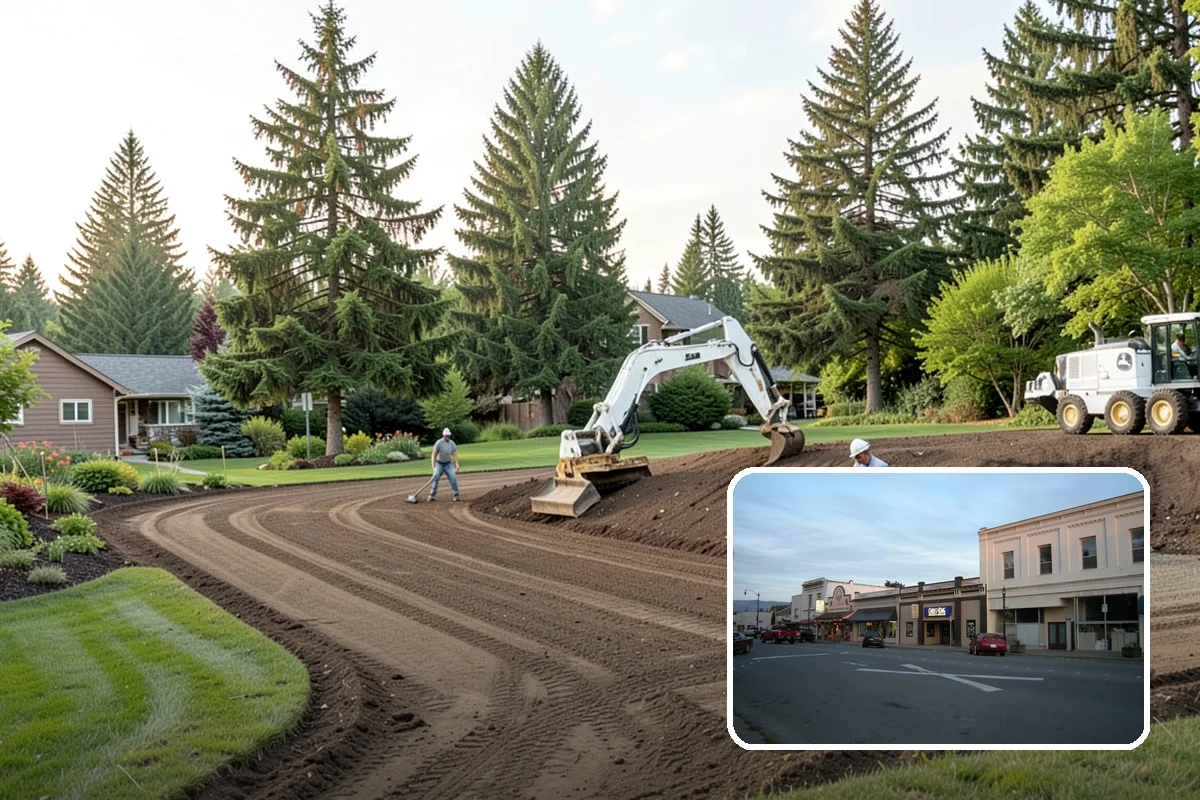 Arborist Wood Chip Installation in Burlington, Skagit County, WA - Builds healthy soil as it decomposes