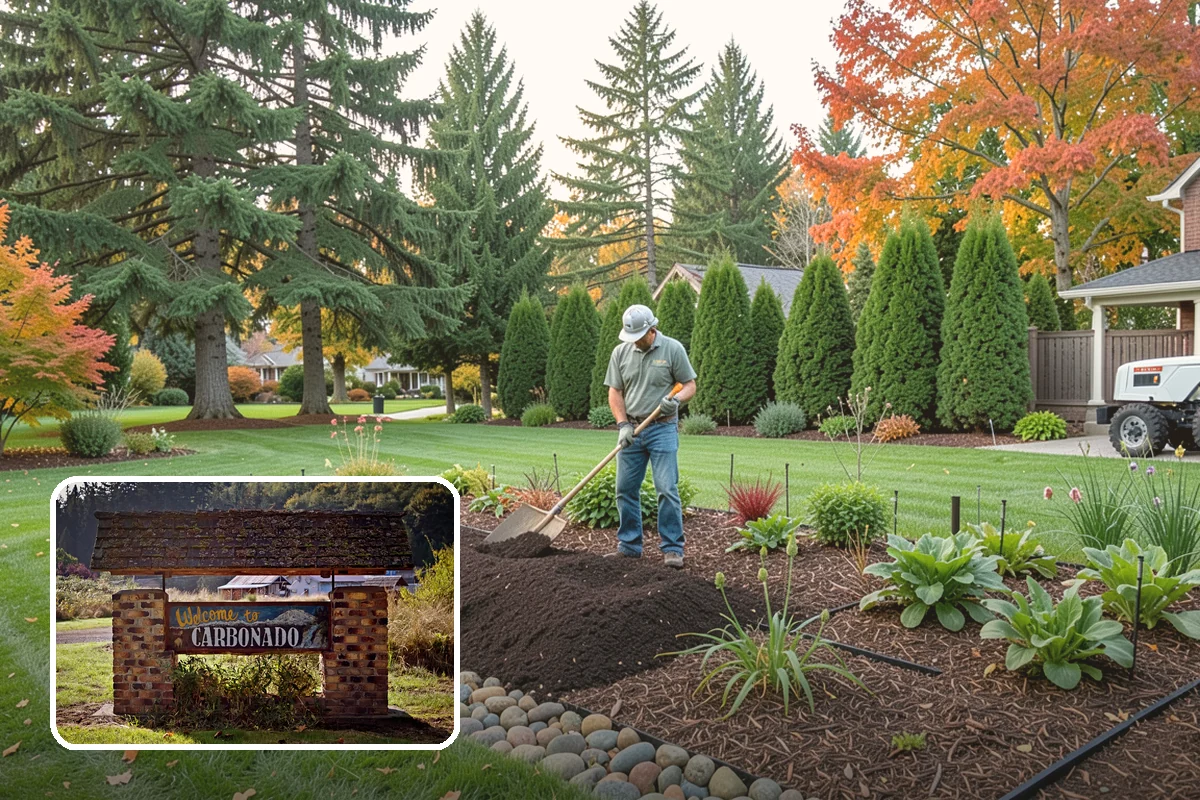 Arborist Wood Chip Installation in Carbonado, Pierce County, WA - Builds healthy soil as it decomposes