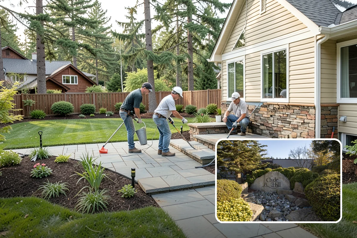Arborist Wood Chip Installation in Clyde Hill, King County, WA - Builds healthy soil as it decomposes