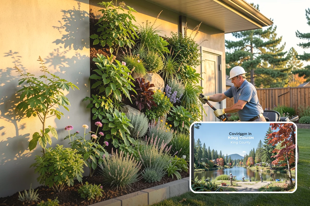 Arborist Wood Chip Installation in Covington, King County, WA - Builds healthy soil as it decomposes