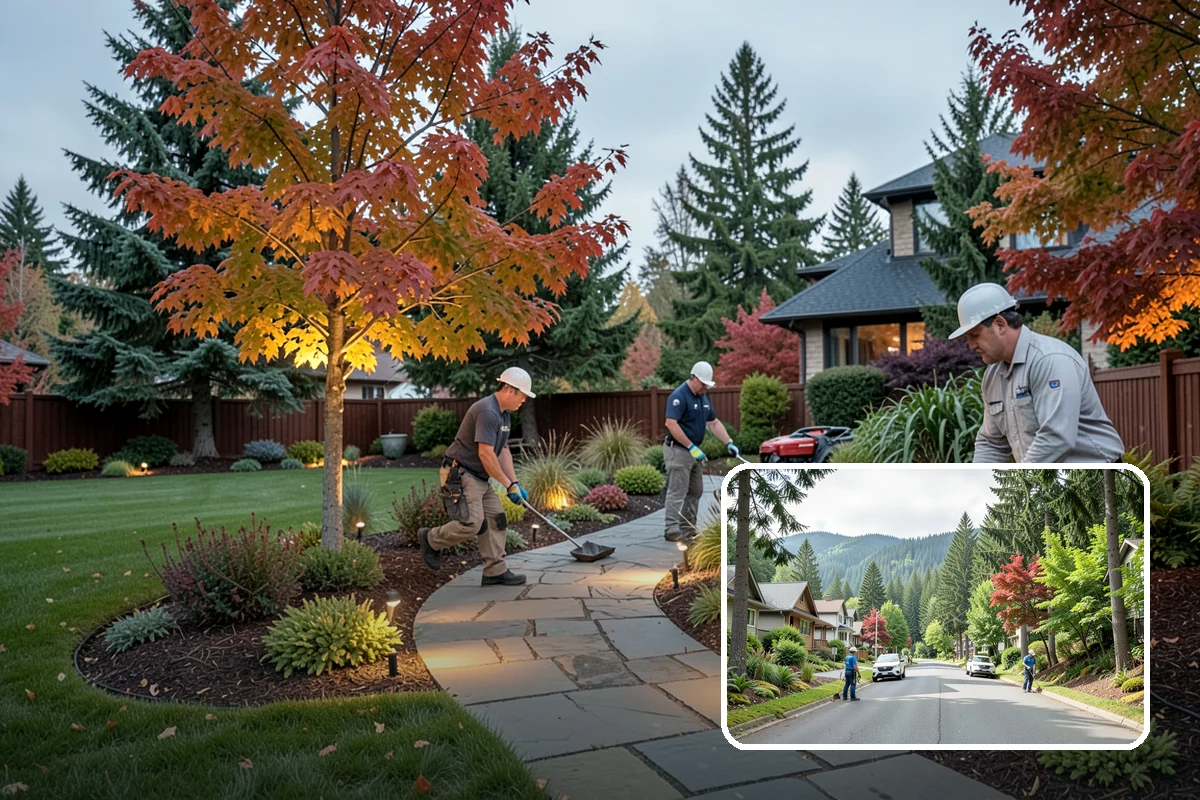 Arborist Wood Chip Installation in Darrington, Snohomish County, WA - Builds healthy soil as it decomposes