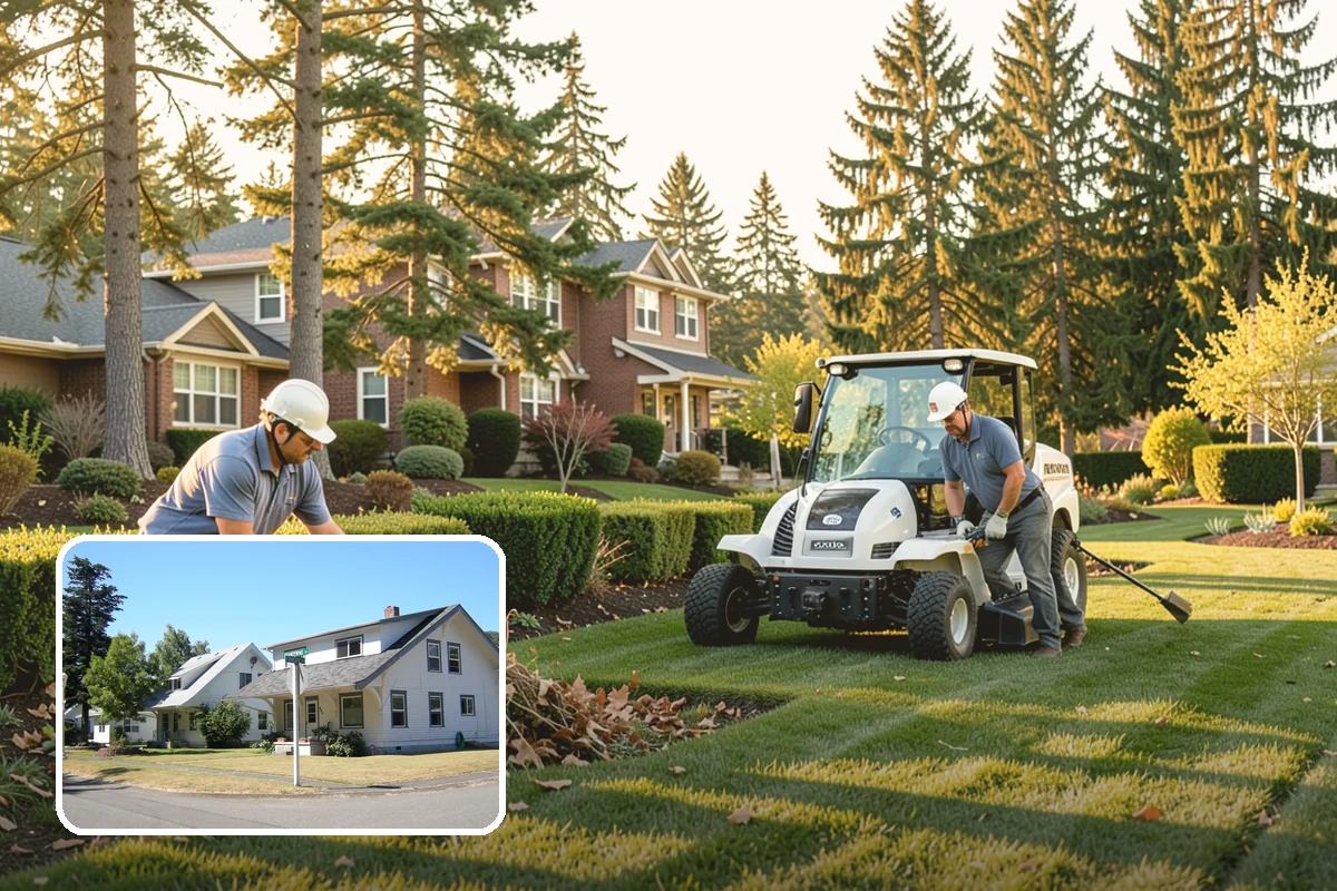 Arborist Wood Chip Installation in DuPont, Pierce County, WA - Builds healthy soil as it decomposes